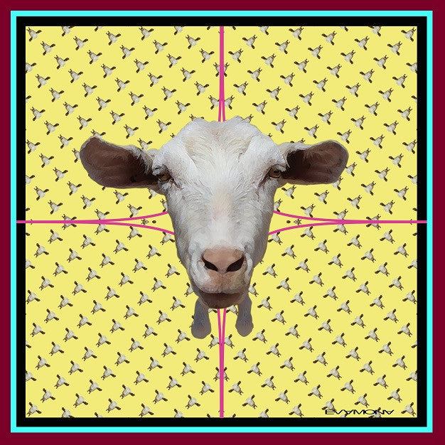 Nonchalant goat (yellow)