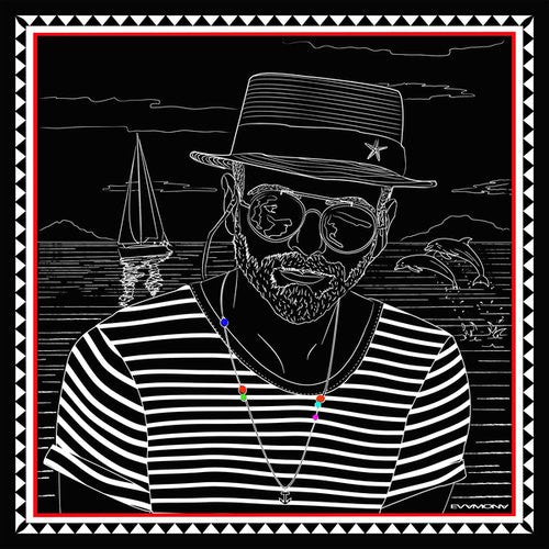 Man on the boat by night